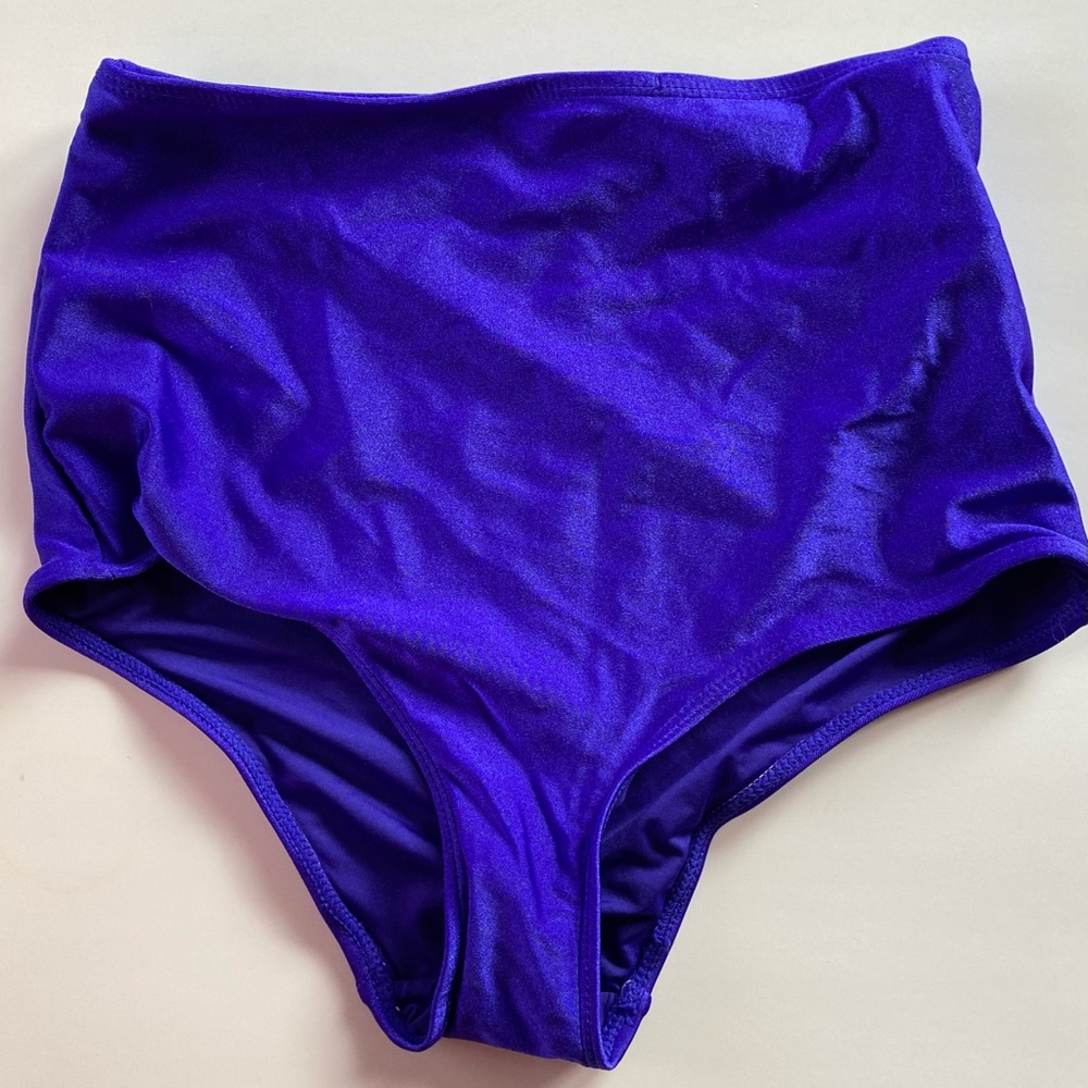 Hi Waisted Swim Bottoms-NWOT